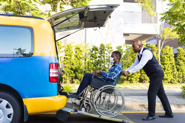 Transport médical assis avec prise en charge simplifiée